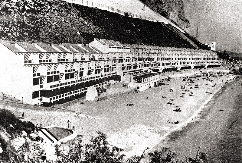 Both Worlds Holiday Centre, Sandy Bay, 1969.